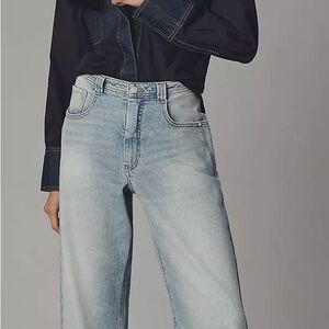 The Jules Mid-Rise Relaxed Straight-Leg Jeans by Pilcro - NWT - Size 30